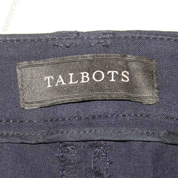 Talbots Navy High-Waist Straight Leg Pant - Sz 20 - Picture 4 of 6